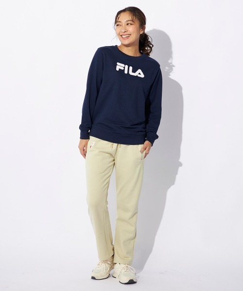 FILA(フィラ)の「ジャージパンツ(その他パンツ・レディース・ネイビー/アイボリー/ブラック・X-LARGE/MEDIUM/LARGE)」の4枚目の写真