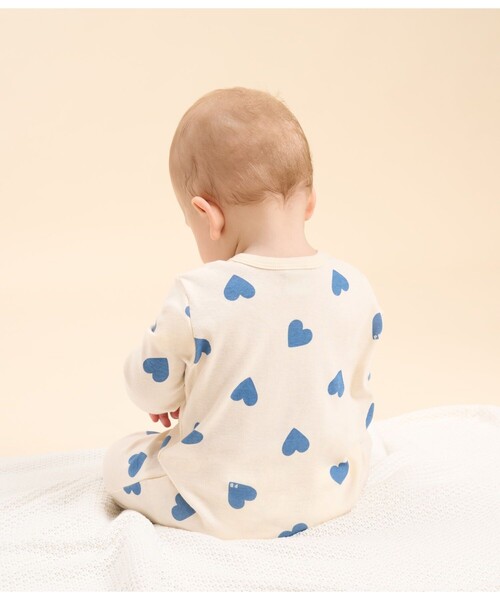 PETIT BATEAU(プチバトー)の「足なしロンパース(ロンパース・キッズ・ホワイト系その他/ピンク系その他/ホワイト×ブルー・6MONTH/3MONTH/12MONTH)」の13枚目の写真