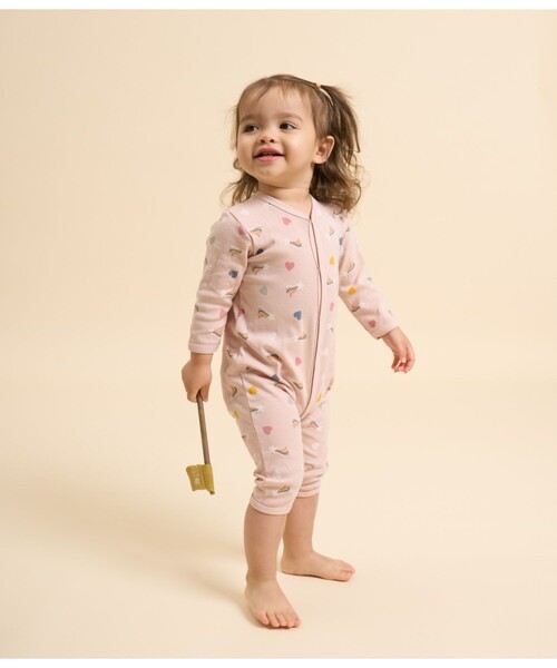 PETIT BATEAU(プチバトー)の「足なしロンパース(ロンパース・キッズ・ホワイト系その他/ピンク系その他/ホワイト×ブルー・6MONTH/3MONTH/12MONTH)」の17枚目の写真