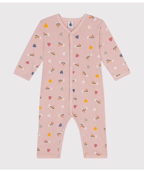 PETIT BATEAU(プチバトー)の「足なしロンパース(ロンパース・キッズ・ホワイト系その他/ピンク系その他/ホワイト×ブルー・6MONTH/3MONTH/12MONTH)」の5枚目の写真