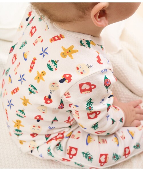 PETIT BATEAU(プチバトー)の「足なしロンパース(ロンパース・キッズ・ホワイト系その他/ピンク系その他/ホワイト×ブルー・6MONTH/3MONTH/12MONTH)」の9枚目の写真