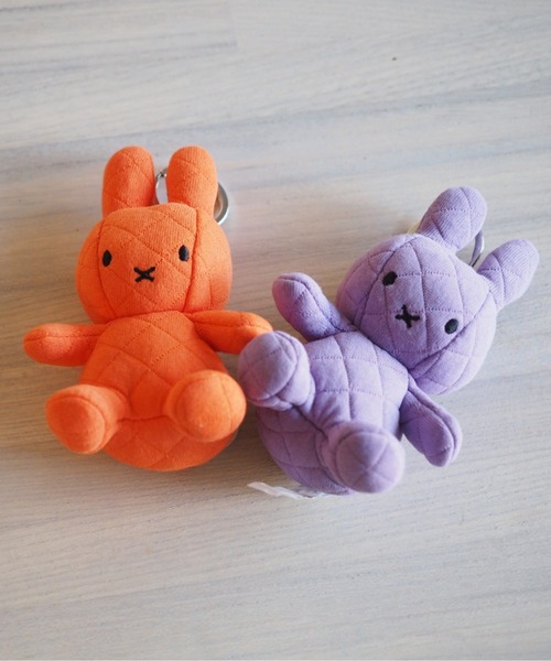 Dick Bruna(ディックブルーナ)の「BON TON TOYS Keychain Miffy Quilting(キーホルダー・レディース・オレンジ/パープル・FREE)」の5枚目の写真