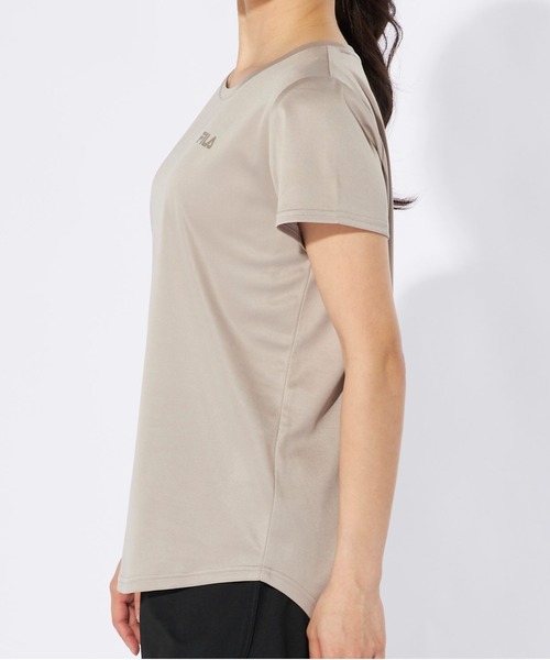 FILA（フィラ）の「マルチウェイ セットアップ 2点セット (ラッシュガード / フィットネスフェア)（ラッシュガード・レディース・ミント/ブラック/グレイッシュベージュ・MEDIUM/LARGE/X-LARGE/XX-LARGE）」の9枚目の写真