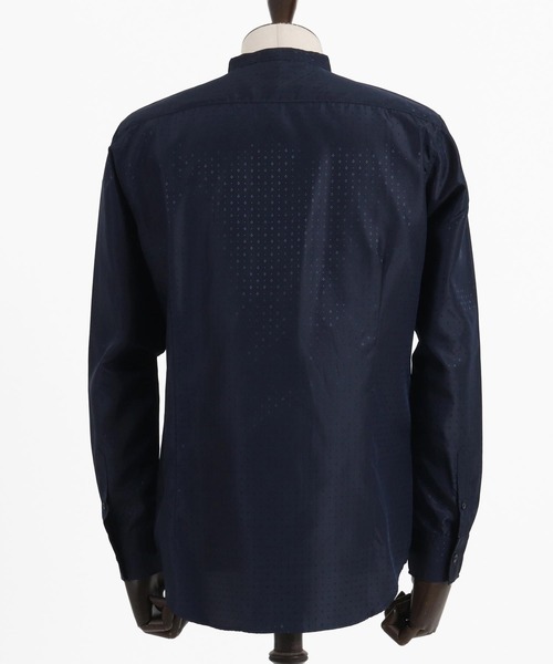 ms5819-カチオンジャガードスキッパーシャツ(シャツ/ブラウス)|CAMBIO(カンビオ) ms5819-カチオンジャガードスキッパーシャツ(シャツ/ブラウス)|CAMBIO(カンビオ)