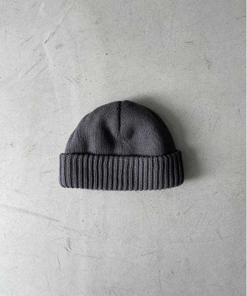 crepuscule（クレプスキュール）の「crepuscule Knit Cap 1（ニットキャップ/ビーニー・メンズ・オレンジ/グリーン/レッド/ブラック/グレー・FREE）」の2枚目の写真