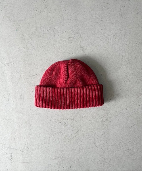 crepuscule（クレプスキュール）の「crepuscule Knit Cap 1（ニットキャップ/ビーニー・メンズ・オレンジ/グリーン/レッド/ブラック/グレー・FREE）」の4枚目の写真