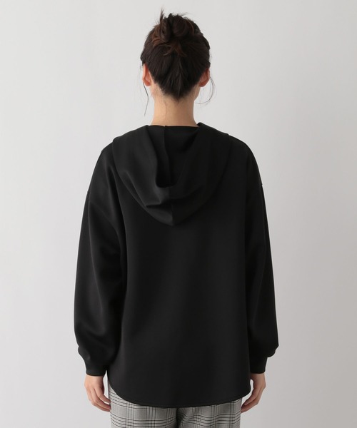 GLOBAL WORK Smile Seed Store（グローバルワーク スマイルシードストア）の「上品ジップパーカー/129661（カーディガン/ボレロ・レディース・ブラック/ベージュ/アイボリー/チャコール・SMALL/MEDIUM/LARGE/X-LARGE）」の10枚目の写真