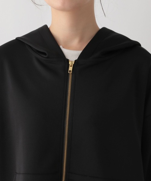 GLOBAL WORK Smile Seed Store（グローバルワーク スマイルシードストア）の「上品ジップパーカー/129661（カーディガン/ボレロ・レディース・ブラック/ベージュ/アイボリー/チャコール・SMALL/MEDIUM/LARGE/X-LARGE）」の11枚目の写真