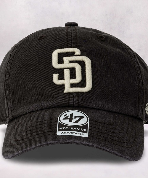 Right-on(ライトオン)の「【47】PADRES LAKESHORE CLEAN UP(キャップ・メンズ・ダークグレー・フリー)」の2枚目の写真