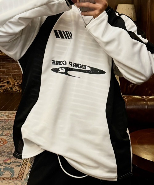 BY ATTENTION(バイアテンション)の「BIG SALE開催中!【BY ATTENTION】 ユニフォーム 長袖Tシャツ / ユニセックス(Tシャツ/カットソー・メンズ・アイボリー/ブラック/ピンク/グレー・FREE)」の18枚目の写真