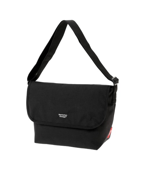 Manhattan Portage（マンハッタンポーテージ）の「NY Messenger Bag JR Back Pocket W/ Divider Magnet（メッセンジャーバッグ・メンズ・ブラック・MEDIUM）」の8枚目の写真