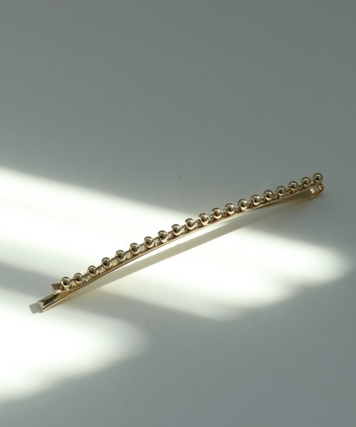 Three Four Time（ｽﾘｰﾌｫｰﾀｲﾑ）の「ボールチェーンロングヘアピン（ヘアピン・レディース・シルバー/ブラック/ゴールド・FREE）」の11枚目の写真