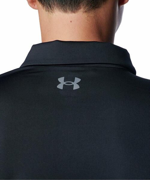 UNDER ARMOUR(アンダーアーマー)の「UAプレーオフ ワードマーク ロングスリーブ ポロ(ゴルフ/メンズ)(ポロシャツ・メンズ・ブラック・3XL/M/2XL/L/XL)」の5枚目の写真