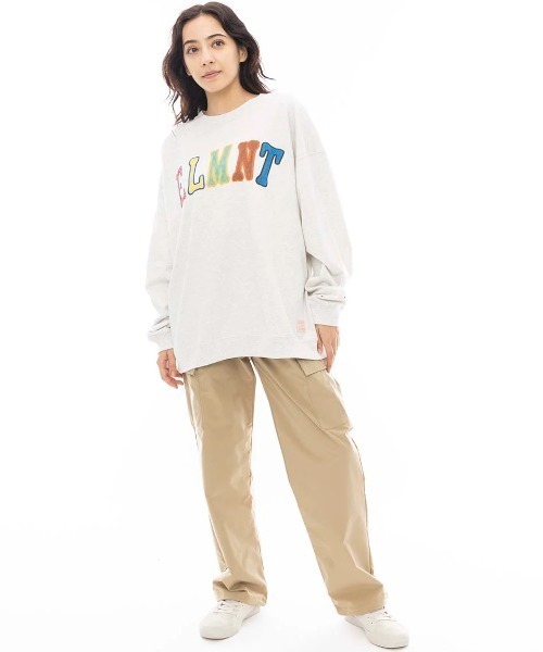ELEMENT eden(エレメントエデン)の「ELEMENT レディース SHOD PANTS CA05 WOME ロングパンツ 【2024年秋冬モデル】/エレメントウエストゴムドローコード付きカーゴパンツ(カーゴパンツ・レディース・オリーブ/ブラック/ベージュ・MEDIUM)」の3枚目の写真