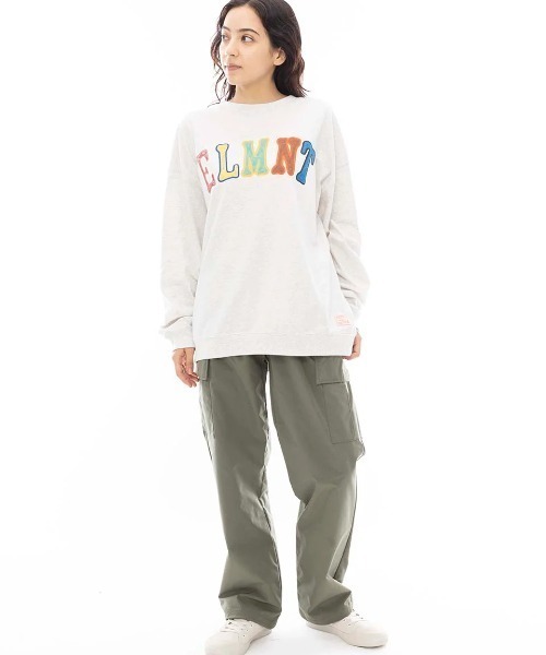ELEMENT eden(エレメントエデン)の「ELEMENT レディース SHOD PANTS CA05 WOME ロングパンツ 【2024年秋冬モデル】/エレメントウエストゴムドローコード付きカーゴパンツ(カーゴパンツ・レディース・オリーブ/ブラック/ベージュ・MEDIUM)」の1枚目の写真