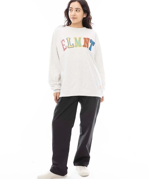 ELEMENT eden(エレメントエデン)の「ELEMENT レディース SHOD PANTS CA05 WOME ロングパンツ 【2024年秋冬モデル】/エレメントウエストゴムドローコード付きカーゴパンツ(カーゴパンツ・レディース・オリーブ/ブラック/ベージュ・MEDIUM)」の2枚目の写真