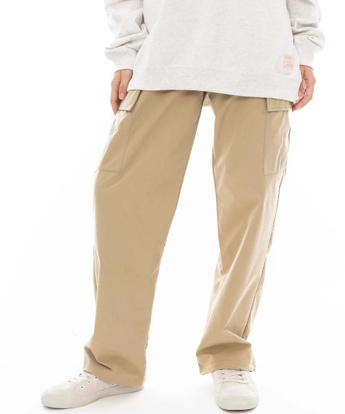 ELEMENT eden(エレメントエデン)の「ELEMENT レディース SHOD PANTS CA05 WOME ロングパンツ 【2024年秋冬モデル】/エレメントウエストゴムドローコード付きカーゴパンツ(カーゴパンツ・レディース・オリーブ/ブラック/ベージュ・MEDIUM)」の9枚目の写真