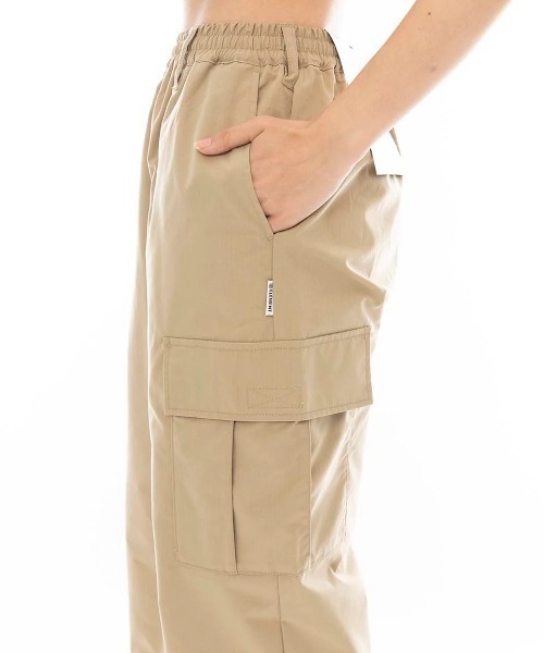 ELEMENT eden(エレメントエデン)の「ELEMENT レディース SHOD PANTS CA05 WOME ロングパンツ 【2024年秋冬モデル】/エレメントウエストゴムドローコード付きカーゴパンツ(カーゴパンツ・レディース・オリーブ/ブラック/ベージュ・MEDIUM)」の12枚目の写真