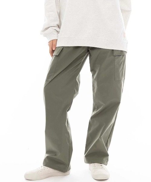 ELEMENT eden(エレメントエデン)の「ELEMENT レディース SHOD PANTS CA05 WOME ロングパンツ 【2024年秋冬モデル】/エレメントウエストゴムドローコード付きカーゴパンツ(カーゴパンツ・レディース・オリーブ/ブラック/ベージュ・MEDIUM)」の15枚目の写真