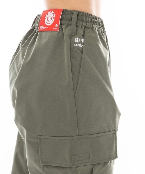 ELEMENT eden(エレメントエデン)の「ELEMENT レディース SHOD PANTS CA05 WOME ロングパンツ 【2024年秋冬モデル】/エレメントウエストゴムドローコード付きカーゴパンツ(カーゴパンツ・レディース・オリーブ/ブラック/ベージュ・MEDIUM)」の18枚目の写真