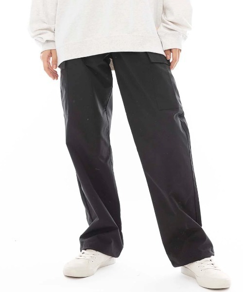 ELEMENT eden(エレメントエデン)の「ELEMENT レディース SHOD PANTS CA05 WOME ロングパンツ 【2024年秋冬モデル】/エレメントウエストゴムドローコード付きカーゴパンツ(カーゴパンツ・レディース・オリーブ/ブラック/ベージュ・MEDIUM)」の4枚目の写真