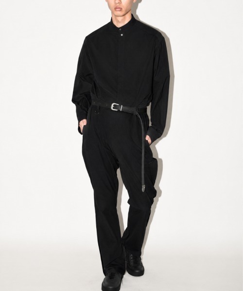 SUPERTHANKS(スーパーサンクス)の「アウトサイダー ストレッチナイロンパンツ/Outsider flare trousers(その他パンツ・メンズ・カーキ/ブラック/ベージュ・S/M/L)」の15枚目の写真