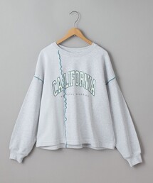 coen（コーエン）の「メロー切替ロゴプリント裏毛スウェット（スウェット）」