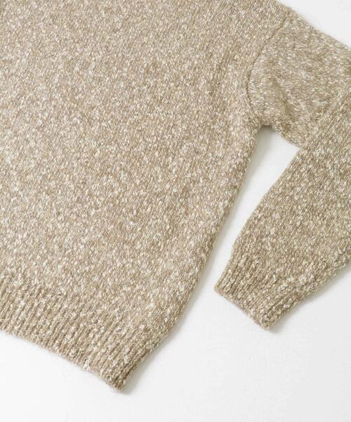URBAN RESEARCH（アーバンリサーチ）の「MIX SLUB PLAIN STITCH CREW-NECK（ニット/セーター・メンズ・ベージュ系その他/ブラック・MEDIUM/LARGE）」の16枚目の写真