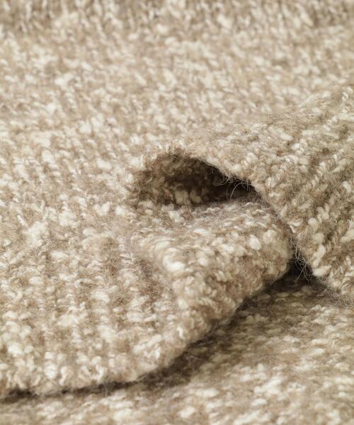 URBAN RESEARCH（アーバンリサーチ）の「MIX SLUB PLAIN STITCH CREW-NECK（ニット/セーター・メンズ・ベージュ系その他/ブラック・MEDIUM/LARGE）」の10枚目の写真