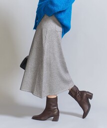 BEAUTY&YOUTH UNITED ARROWS（ビューティーアンドユースユナイテッドアローズ）の「【WEB限定】スポンディッシュニット フレアスカート -ウォッシャブル-（スカート・レディース）」