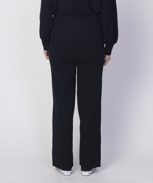 HusHusH（ハッシュアッシュ）の「HusHusH リブニットパンツ（その他パンツ・レディース・チャコールグレー/ブラック・M/L）」の6枚目の写真