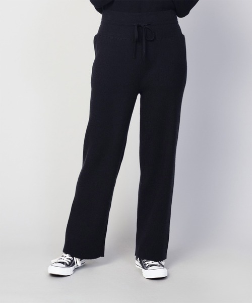 HusHusH（ハッシュアッシュ）の「HusHusH リブニットパンツ（その他パンツ・レディース・チャコールグレー/ブラック・M/L）」の8枚目の写真