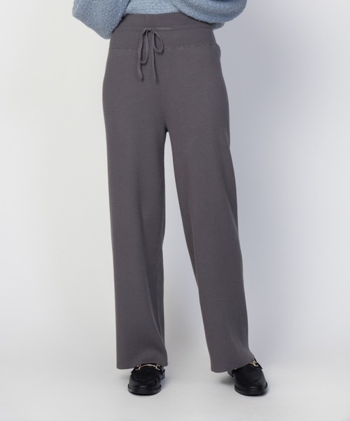 HusHusH（ハッシュアッシュ）の「HusHusH リブニットパンツ（その他パンツ・レディース・チャコールグレー/ブラック・M/L）」の14枚目の写真