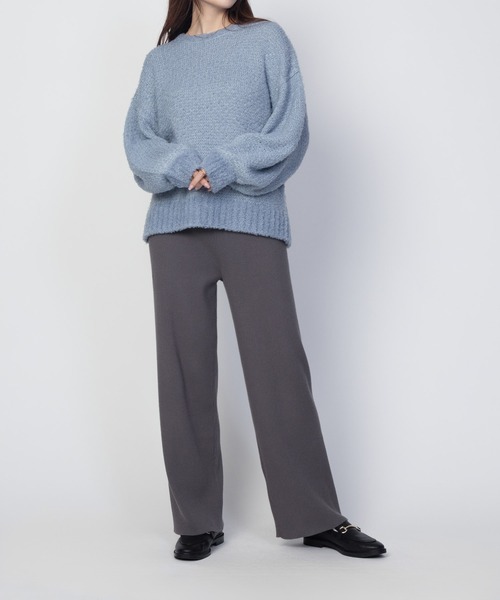 HusHusH（ハッシュアッシュ）の「HusHusH リブニットパンツ（その他パンツ・レディース・チャコールグレー/ブラック・M/L）」の15枚目の写真