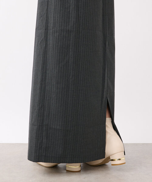 un dix cors（アンディコール）の「ストライプナロースカート（スカート・レディース・チャコールグレー/ネイビー・FREE/S）」の22枚目の写真