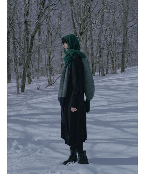 UN3D.（アンスリード）の「W TUCK KNIT OP / ダブルタックニットワンピース（ワンピース・レディース・グリーン/ブラック/グレー・36/38）」の4枚目の写真