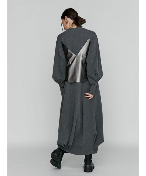 UN3D.（アンスリード）の「W TUCK KNIT OP / ダブルタックニット