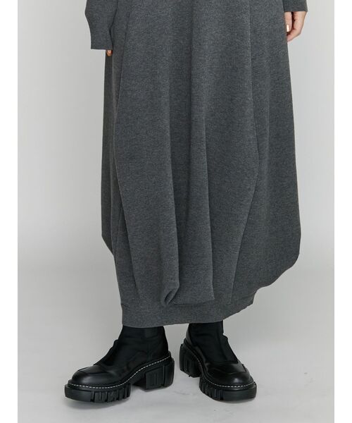 UN3D.（アンスリード）の「W TUCK KNIT OP / ダブルタックニット