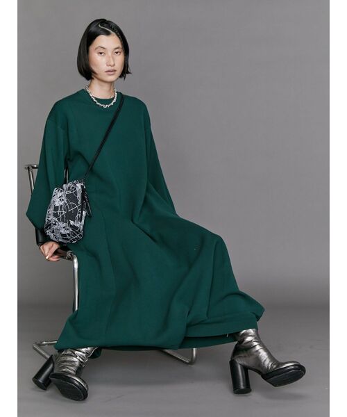 UN3D.（アンスリード）の「W TUCK KNIT OP / ダブルタックニット