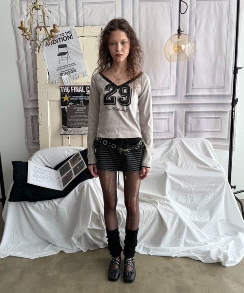 SHAGGIE(シャギー)の「ダブルバックルハトメベルト(ベルト・レディース・ブラック・FREE)」の11枚目の写真
