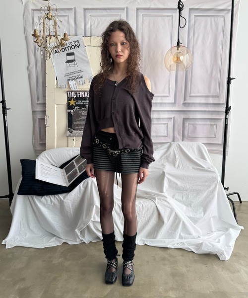 SHAGGIE(シャギー)の「ダブルバックルハトメベルト(ベルト・レディース・ブラック・FREE)」の7枚目の写真
