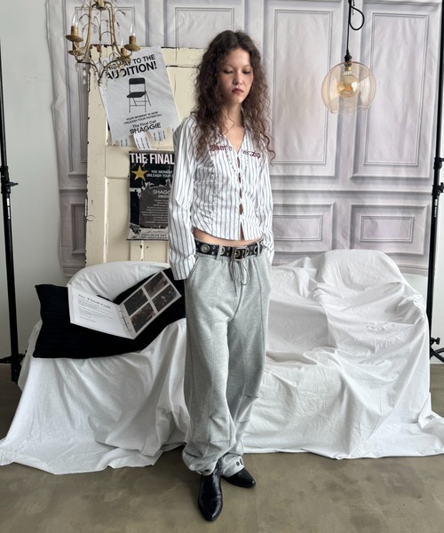 SHAGGIE(シャギー)の「ダブルバックルハトメベルト(ベルト・レディース・ブラック・FREE)」の9枚目の写真