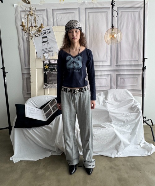 SHAGGIE(シャギー)の「ダブルバックルハトメベルト(ベルト・レディース・ブラック・FREE)」の5枚目の写真