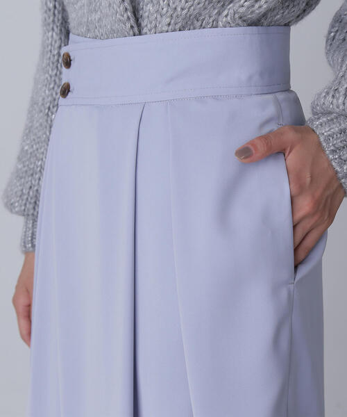 NATURAL BEAUTY BASIC（ナチュラルビューティーベーシック）の「◇アシメウエストタックパンツ（その他パンツ・レディース・ベージュ/ネイビー/ブルー・SMALL/MEDIUM）」の14枚目の写真