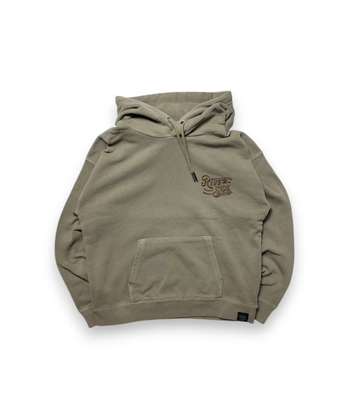 RIVER SIDE CULTURE(リバーサイドカルチャー)の「RIVER SIDE CULTURE/RSCピグメントROGO プルパーカー (M4)(パーカー・メンズ・ベージュ/ネイビー/イエロー/チャコールグレー・MEDIUM/LARGE/X-LARGE)」の17枚目の写真
