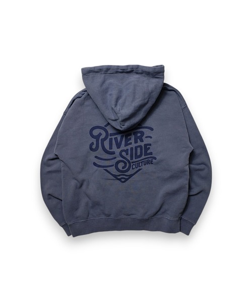 RIVER SIDE CULTURE(リバーサイドカルチャー)の「RIVER SIDE CULTURE/RSCピグメントROGO プルパーカー (M4)(パーカー・メンズ・ベージュ/ネイビー/イエロー/チャコールグレー・MEDIUM/LARGE/X-LARGE)」の20枚目の写真