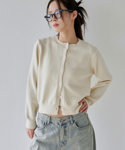 【2024A/W新作アイテム】ラブリー フェミニンリボン刺繍キャミソール＆ニットカーディガンSET（カーディガン/ボレロ）｜UNE MANSION（ユヌマンション）