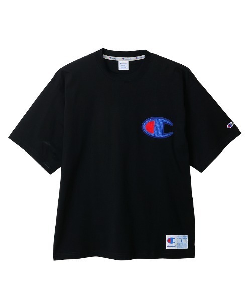 Champion（チャンピオン）の「Champion/チャンピオン/SHORT SLEEVE T-SHIRT（Tシャツ/カットソー・メンズ・ブラック/ホワイト・MEDIUM/LARGE/X-LARGE）」の2枚目の写真