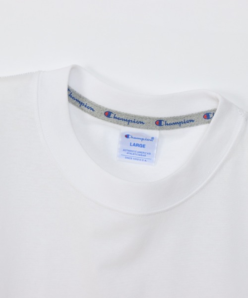 Champion（チャンピオン）の「Champion/チャンピオン/SHORT SLEEVE T-SHIRT（Tシャツ/カットソー・メンズ・ブラック/ホワイト・MEDIUM/LARGE/X-LARGE）」の6枚目の写真