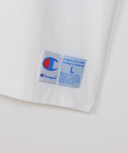 Champion（チャンピオン）の「Champion/チャンピオン/SHORT SLEEVE T-SHIRT（Tシャツ/カットソー・メンズ・ブラック/ホワイト・MEDIUM/LARGE/X-LARGE）」の7枚目の写真